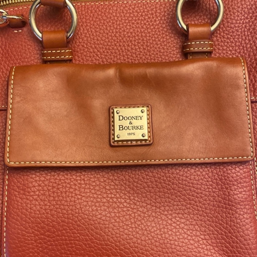 Dooney & Bourke Aubrey Leather Satchel - Picture 11 of 14